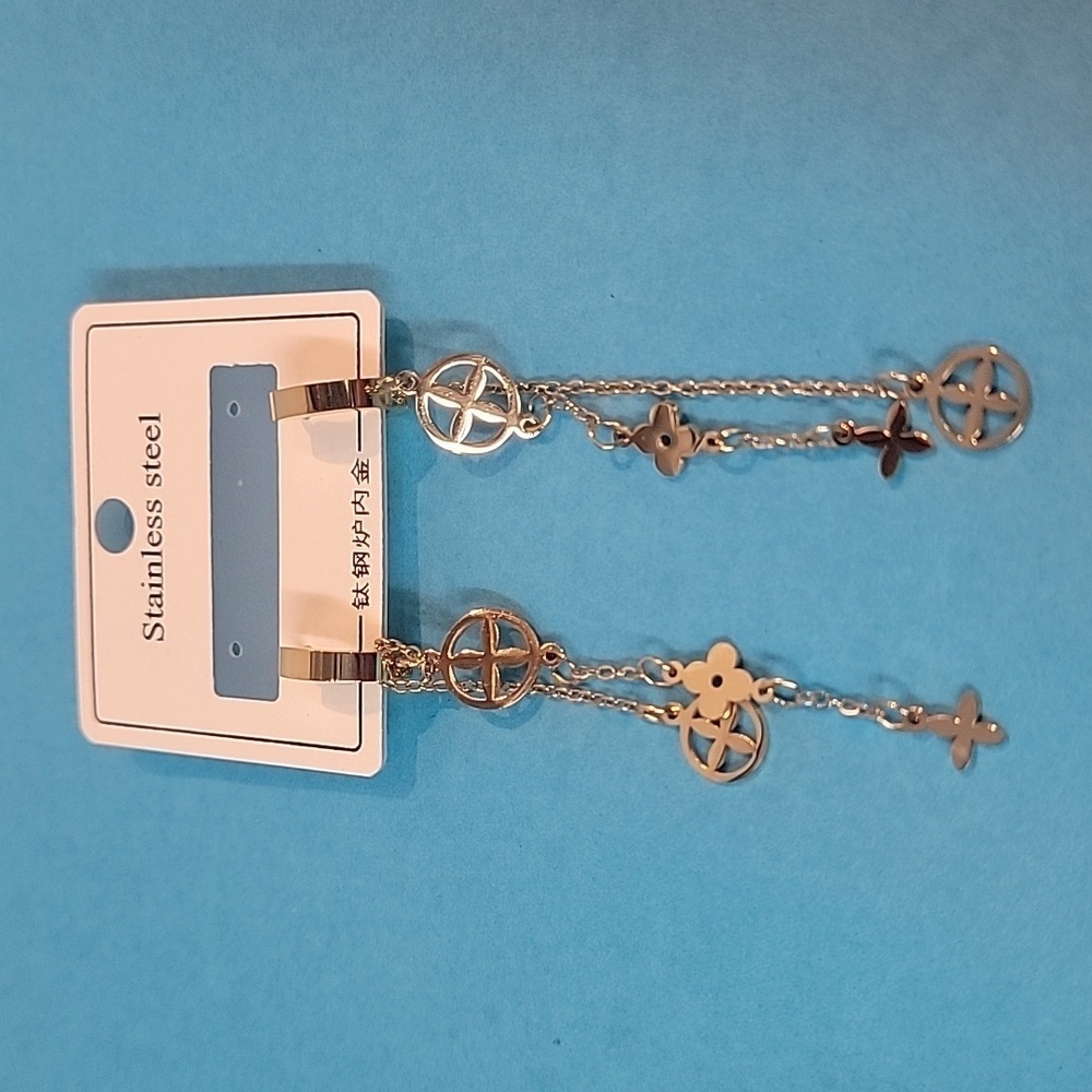 NWT Stainless Steel Fashion Earrings